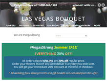 Tablet Screenshot of lasvegasbouquet.com